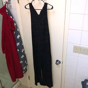 Zara knitwear heather grey jumpsuit